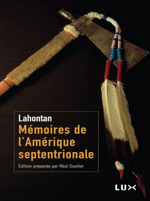 cover image of Mémoires de l'Amérique septentrionale